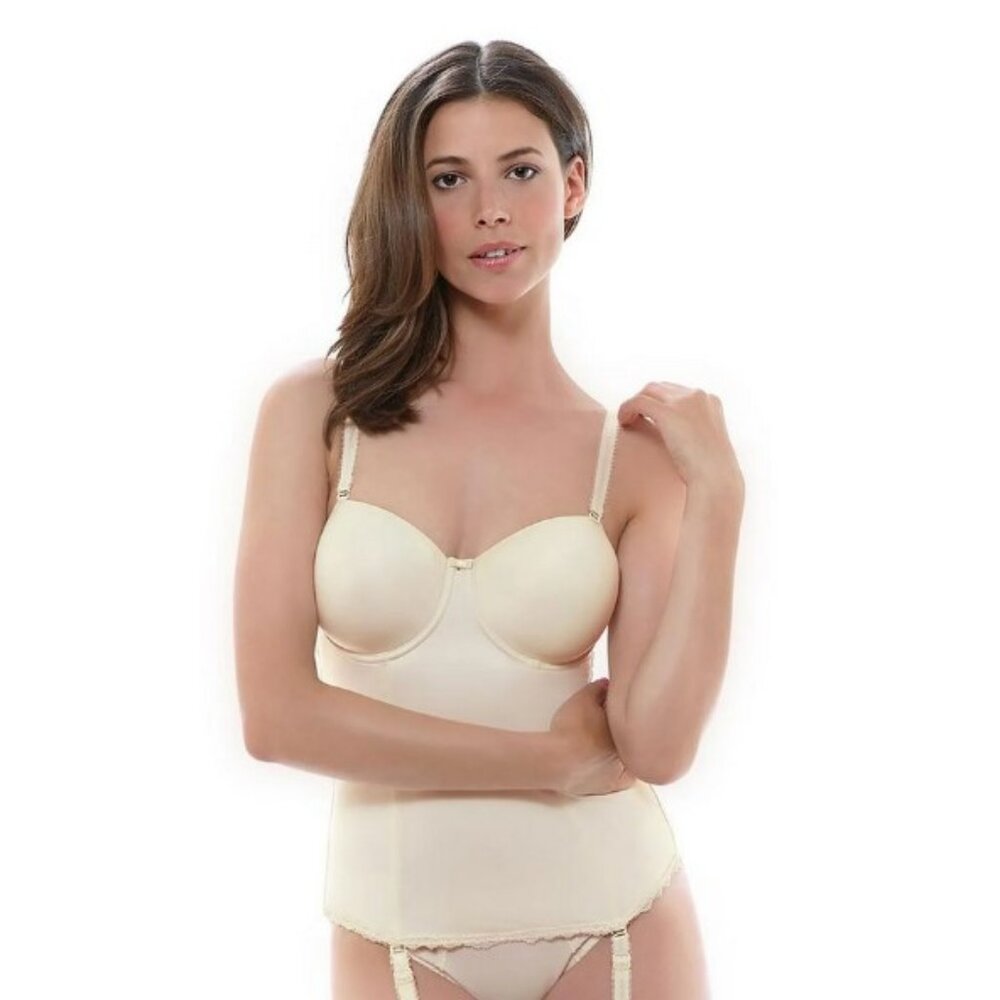 NWT Fantasie Ella Underwire Moulded Longline Basque, 32D